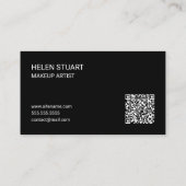 Carte De Visite Nom professionnel Écriture moderne (Dos)