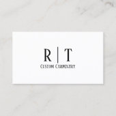 Carte De Visite Nom QR Code Licence # Professional Modern Black (Devant)