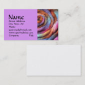 Carte de visite nomade teint par main de jardin (Devant / Derrière)