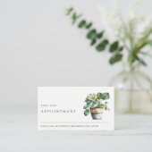 Carte De Visite Nomination botanique des Plantes de la Maison-Feui (Debout devant)