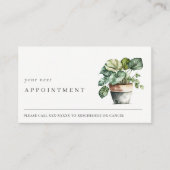 Carte De Visite Nomination botanique des Plantes de la Maison-Feui (Devant)