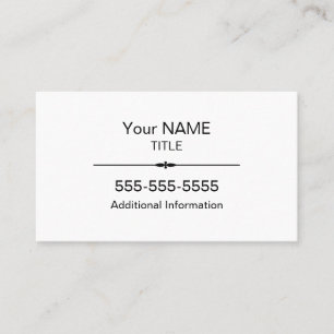 Carte De Visite Nomination professionnelle