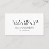 Carte De Visite Nomination simple suivante (Devant)