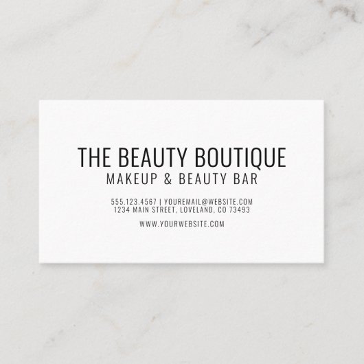 Carte De Visite Nomination simple suivante (Devant)