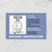 Carte De Visite Nominations d'instructeur de conduite (Devant)