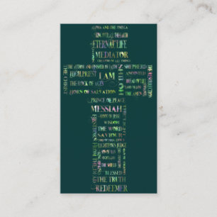 Carte De Visite Noms de croix de Jésus