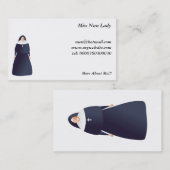 Carte De Visite Nonne (Devant / Derrière)