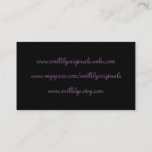 Carte De Visite Nonnes et lis de crânes (Dos)