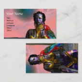 CARTE DE VISITE NORA CYBER WARRIOR (Devant / Derrière)