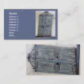 Carte De Visite Norme grecque de porte (Devant / Derrière)