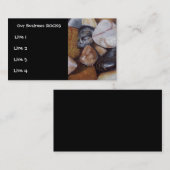 CARTE DE VISITE NOS ROCHES D'AFFAIRES : PIERRES, ART DE CRAYON, (Devant / Derrière)