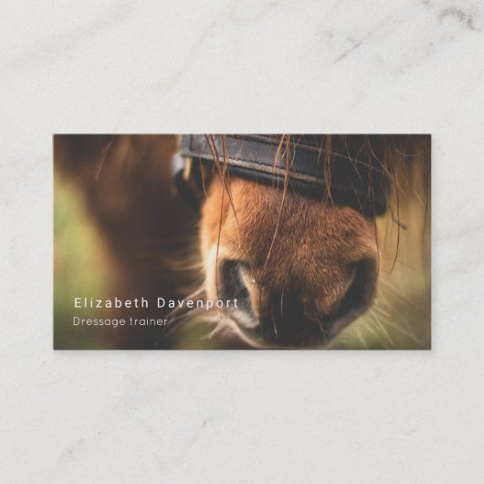 Carte De Visite Nose Cute Brown (Devant)
