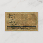 Carte De Visite Nostalgie naturelle (Dos)