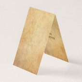 Carte De Visite Nostalgique vieux papier parait élégant luxueux pl (Dos)