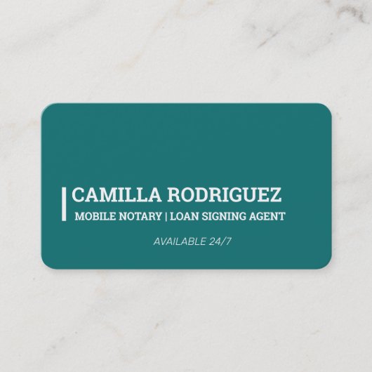 Carte De Visite Nota mobile (Devant)