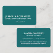 Carte De Visite Nota mobile (Devant / Derrière)