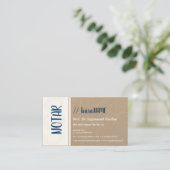 Carte De Visite Notaire (Debout devant)