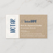 Carte De Visite Notaire (Devant)