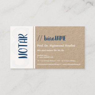 Carte De Visite Notaire