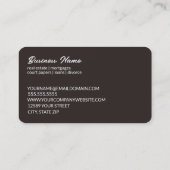 Carte De Visite Notaire (Dos)