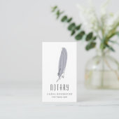 carte de visite notaire moderne et élégant (Debout devant)