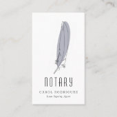 carte de visite notaire moderne et élégant (Devant)