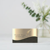 Carte De Visite Notaire professionnel de luxe Parties scintillant  (Debout devant)