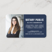 Carte De Visite Notaire public (Devant)
