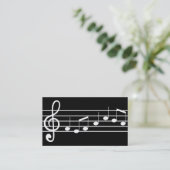 Carte De Visite notation de musique (Debout devant)
