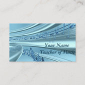 Carte De Visite Note de musique (Devant)