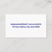 Carte De Visite Note de musique | Logo moderne | Son (Dos)