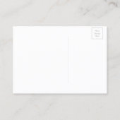 Carte De Visite Note de stationnement incorrecte (Dos)