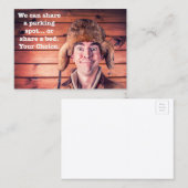 Carte De Visite Note de stationnement incorrecte (Devant / Derrière)