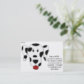 Carte De Visite Note de stationnement incorrecte (Debout devant)