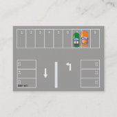 Carte De Visite Note de stationnement incorrecte (Devant)