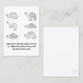 Carte De Visite Note de stationnement incorrecte (Devant / Derrière)