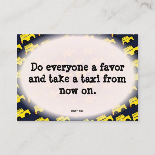 Carte De Visite Note de stationnement incorrecte (Devant)