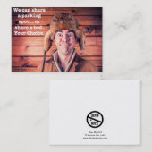 Carte De Visite Note de stationnement incorrecte (Devant / Derrière)