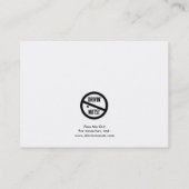 Carte De Visite Note de stationnement incorrecte (Dos)