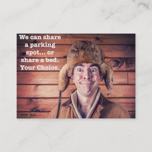 Carte De Visite Note de stationnement incorrecte (Devant)