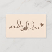 Carte De Visite Note pour les petites entreprises du Merci (Devant)