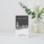Carte De Visite Notes de musique (Debout devant)