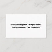 Carte De Visite Notes musicales | Son (Dos)