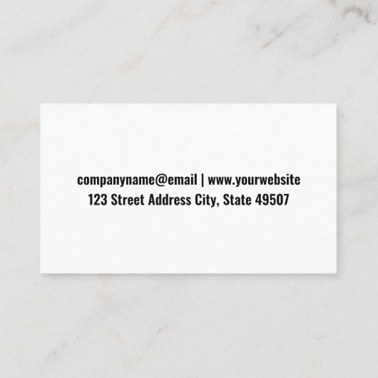 Carte De Visite Notes musicales | Son (Dos)