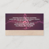 Carte De Visite Notes musicales | Son (Dos)