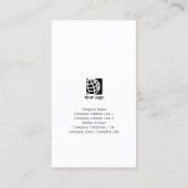 Carte De Visite Notes musiciennes Grunge Music Notes Gold Stripe M (Dos)