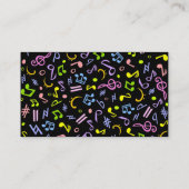 Carte De Visite notes vives (Dos)