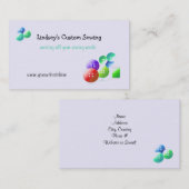 Carte De Visite Notions de couture (Devant / Derrière)