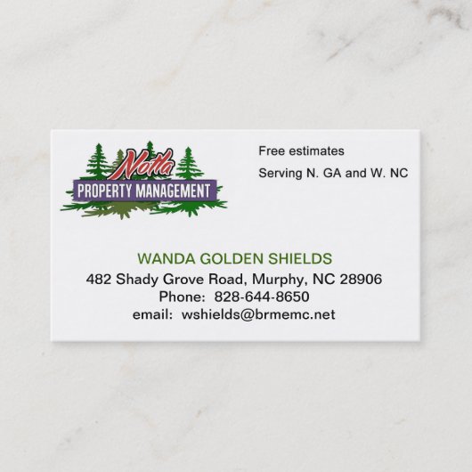 Carte De Visite Notla (Devant)