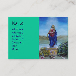 Carte De Visite NOTRE DAME DE LA LUMIÈRE Vierge de l'Immaculée Con